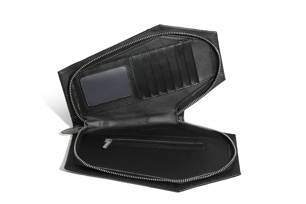 Black Matte Coffin Wallet – Lux de Ville