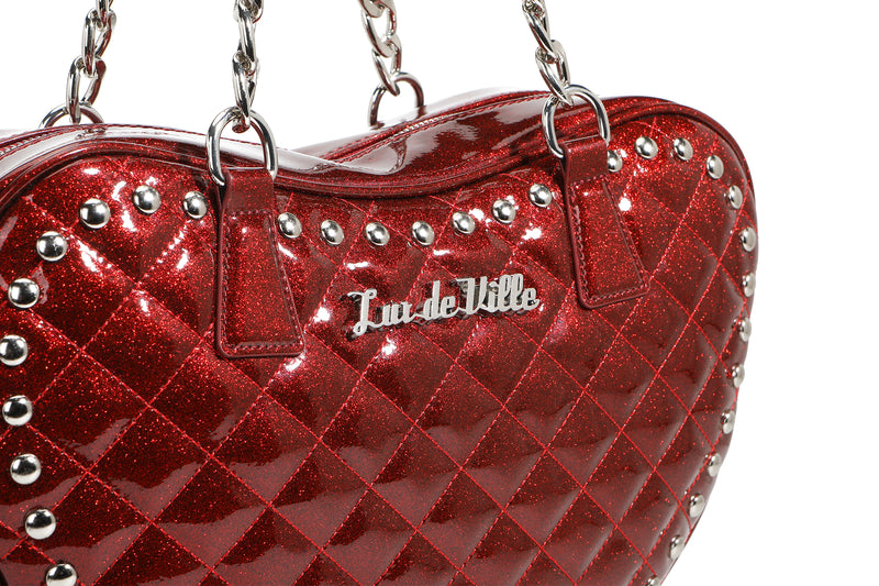 Red Rum Sparkle Tainted Love Tote - detail