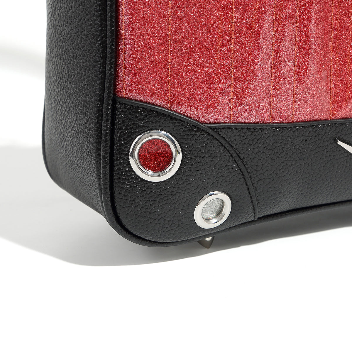 NIB - LUX DE VILLE - Red Rum Sparkle - Tainted Love Tote Bag