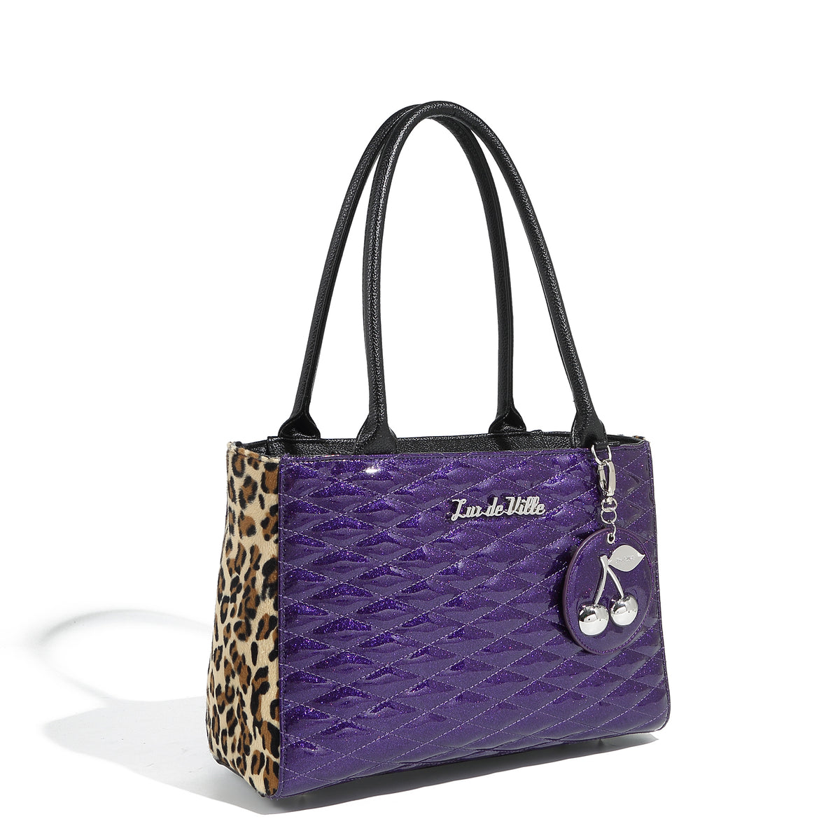 Poisonous Purple Sparkle Wild Cherry Tote – Lux de Ville