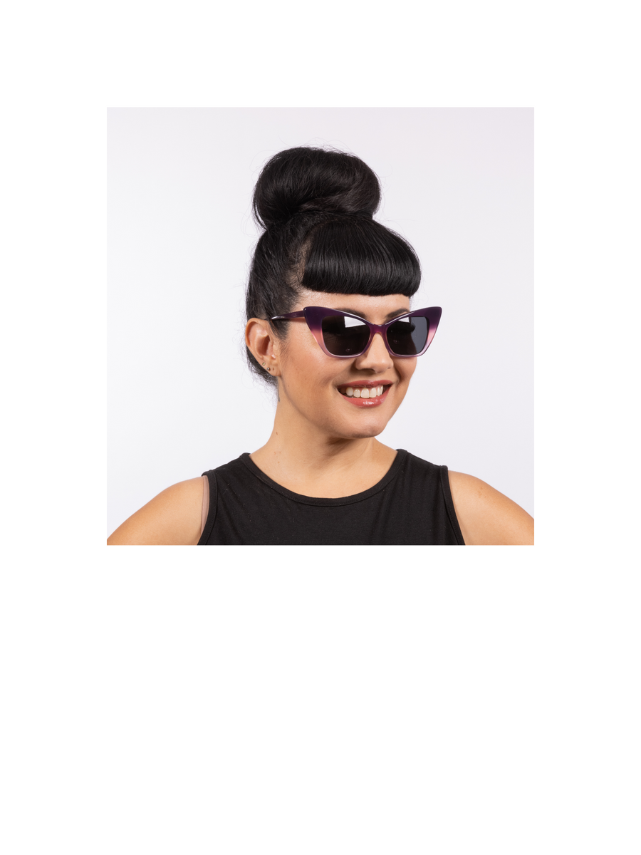 Ombre black sunglasses online
