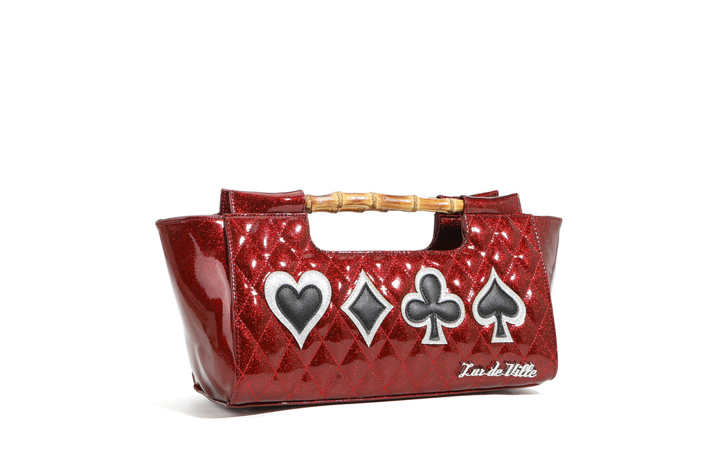 Red Rum Sparkle Paradise Card Clutch - front