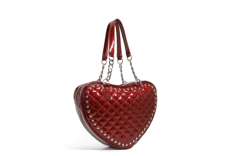Red Rum Sparkle Tainted Love Tote - back