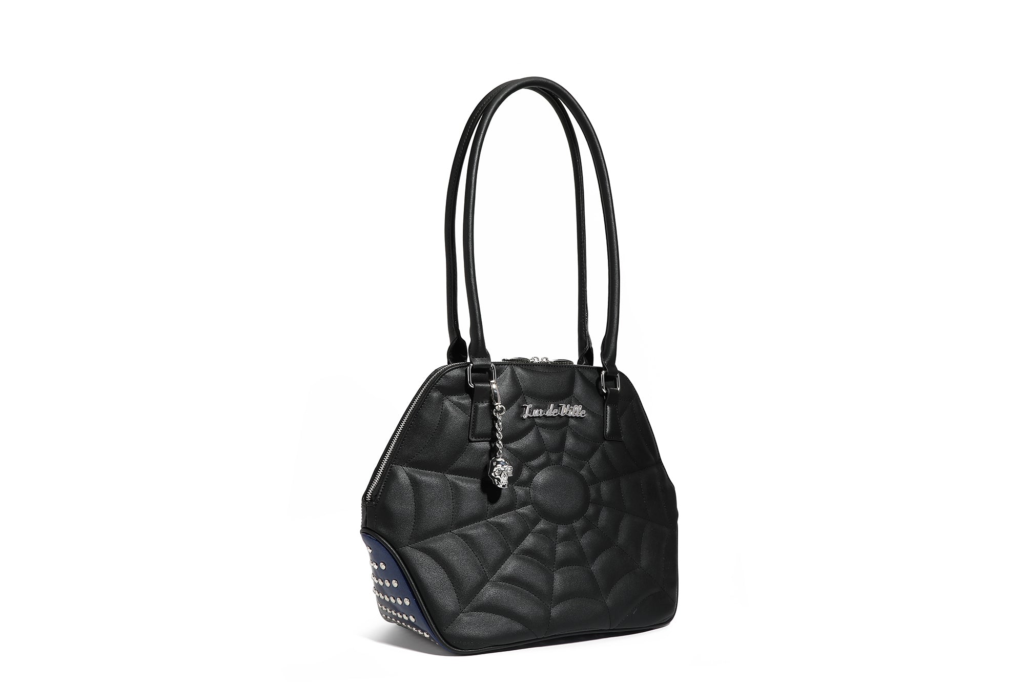 Black Matte Mini Glampira Crossbody Tote