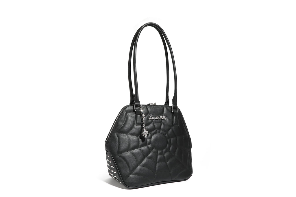 Black Matte Glampira Tote - Front