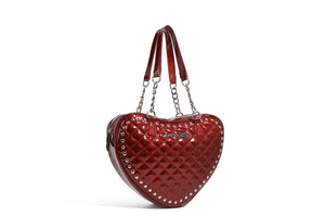 Red Rum Sparkle Tainted Love Tote -  front