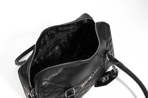 Black Route 66 Tote zipper