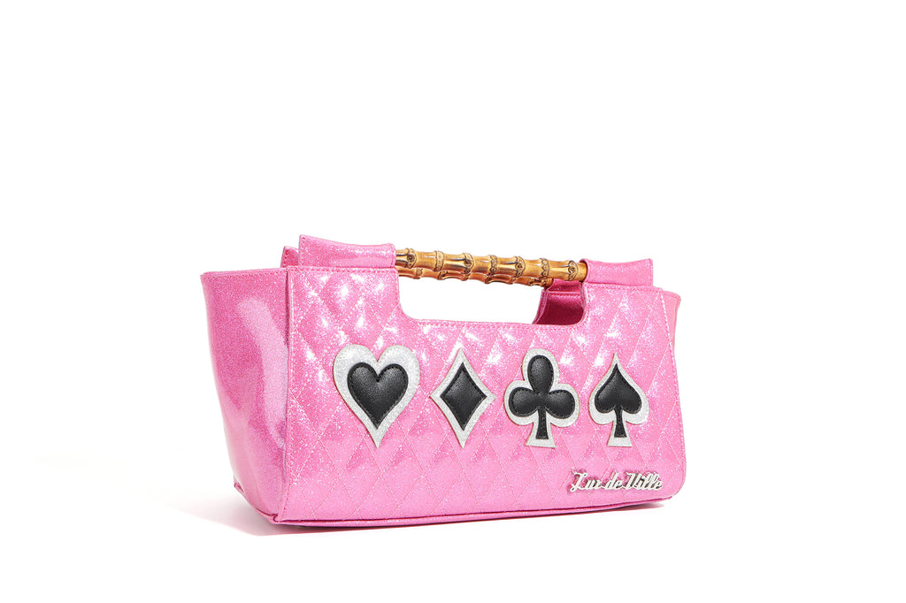 Winkle Pink Paradise Card Clutch - front