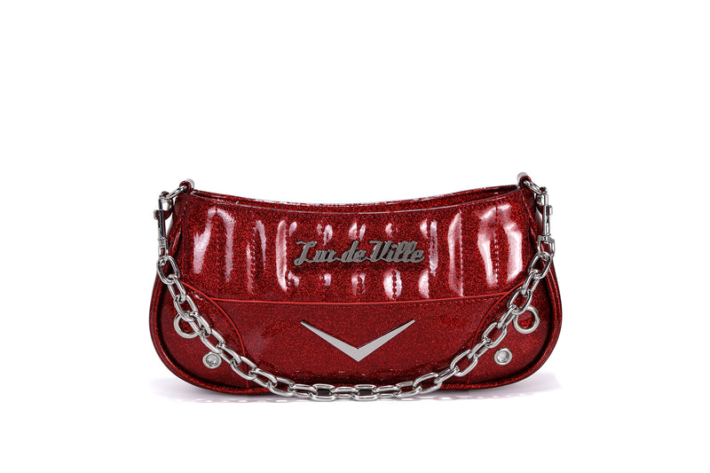Red Rum Sparkle Hotrod Tint Tote - front