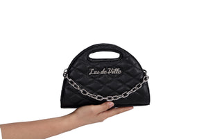 Black - Half Moon Tiny Tote