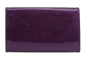 Lady Vamp Wallet - Poisonous Purple Sparkle - Back