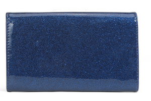 Lady Vamp Wallet - Royal Blue Sparkle - Back