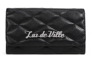 Route 66 Wallet - Black Texture - Front