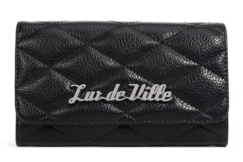 Route 66 Wallet - Black Texture - Front