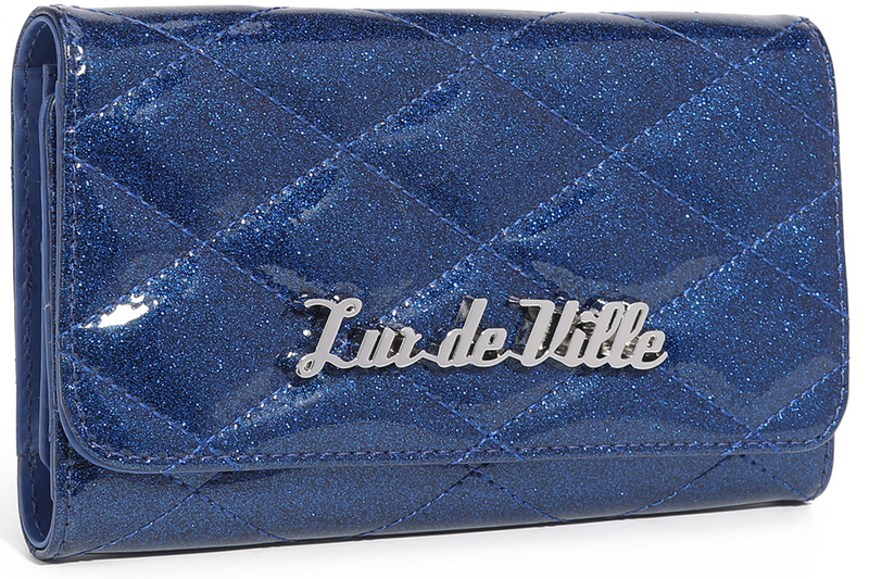 Route 66 Wallet - Royal Blue Sparkle - Front Angle