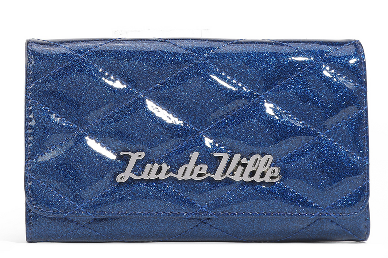 Route 66 Wallet - Royal Blue Sparkle - Front