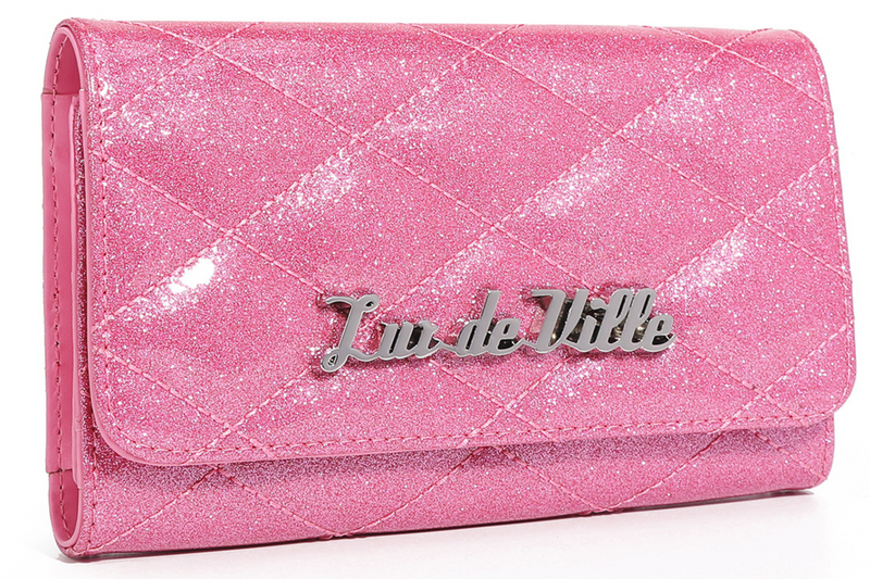 Route 66 Wallet - Winkle Pink Sparkle - Front Angle