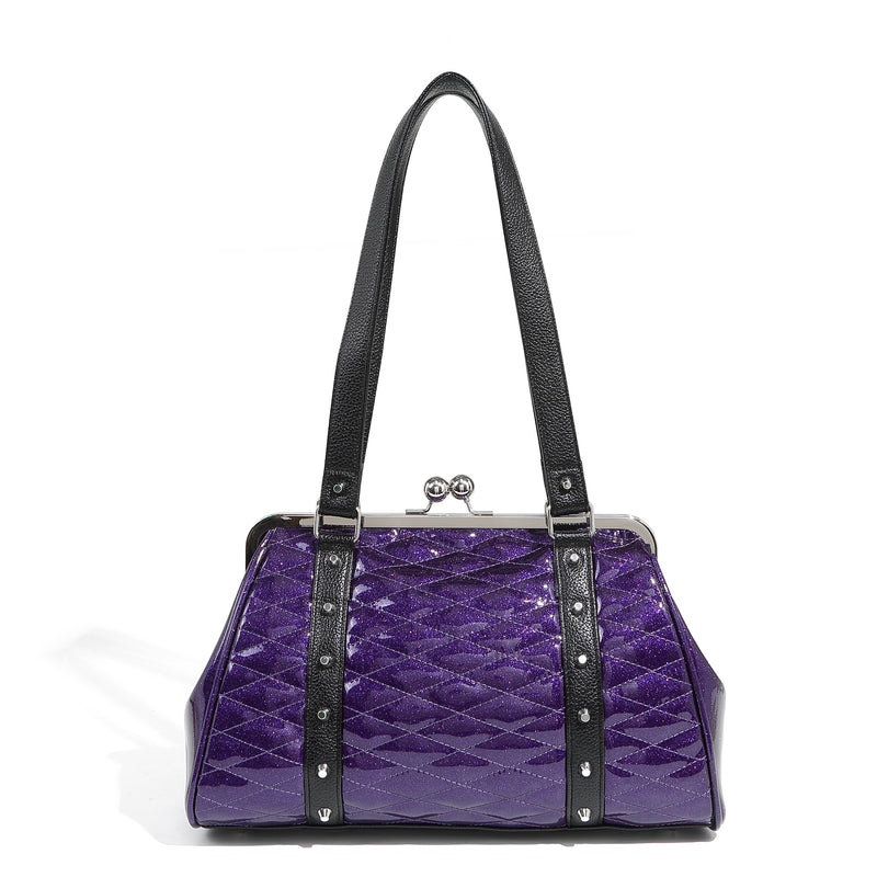 Poisonous Purple Sparkle Love Bird Kiss Lock Lux De Ville poisonous-purple-sparkle-love-bird-kiss-lock-lux-de-ville