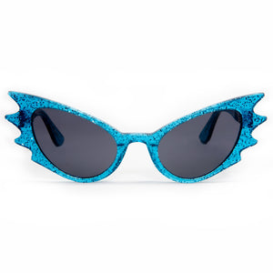 Temper Sunglasses Villain Blue Sparkle