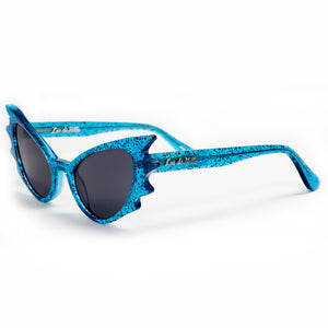 Temper Sunglasses Villain Blue Sparkle