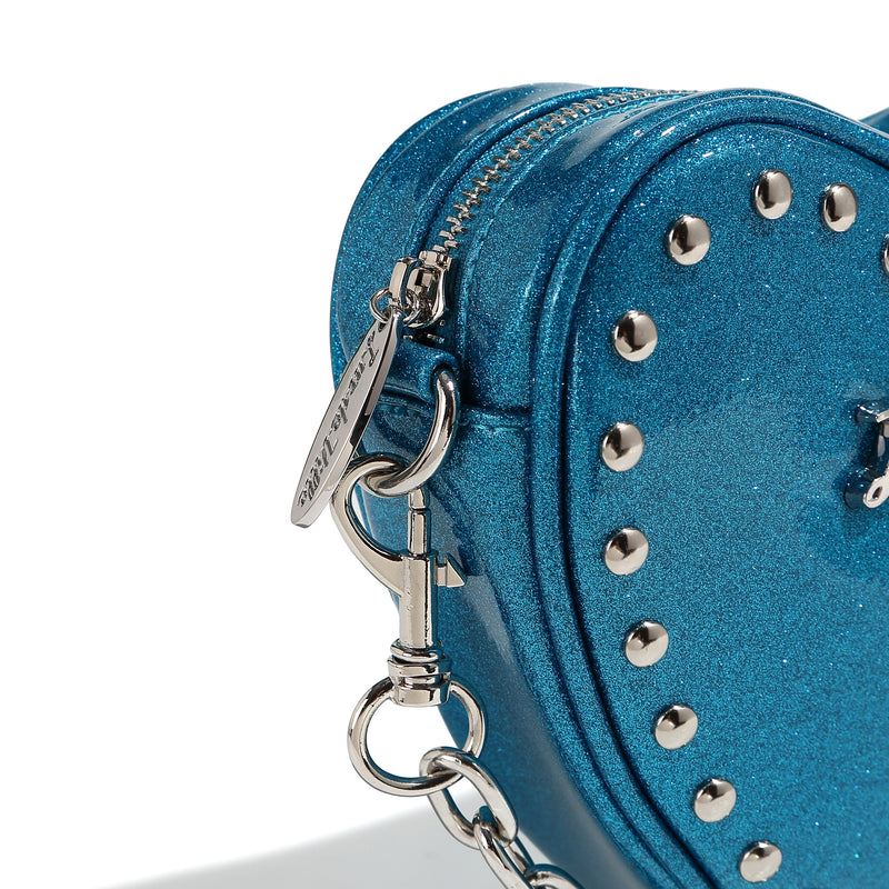 Tainted Love Tiny Tote - Villain Blue - detail