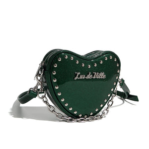 Tainted Love Tiny Tote - Venus Green - front with strap