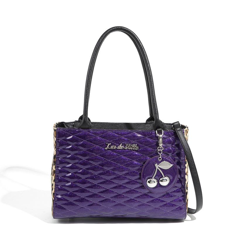 Poisonous Purple Sparkle Wild Cherry Tote