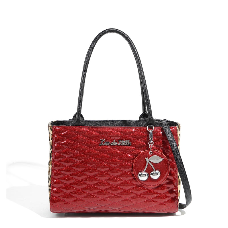 Red Rum Sparkle Wild Cherry Tote