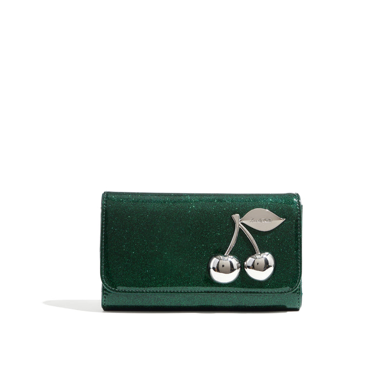 Venus Green Sparkle Wild Cherry Wallet