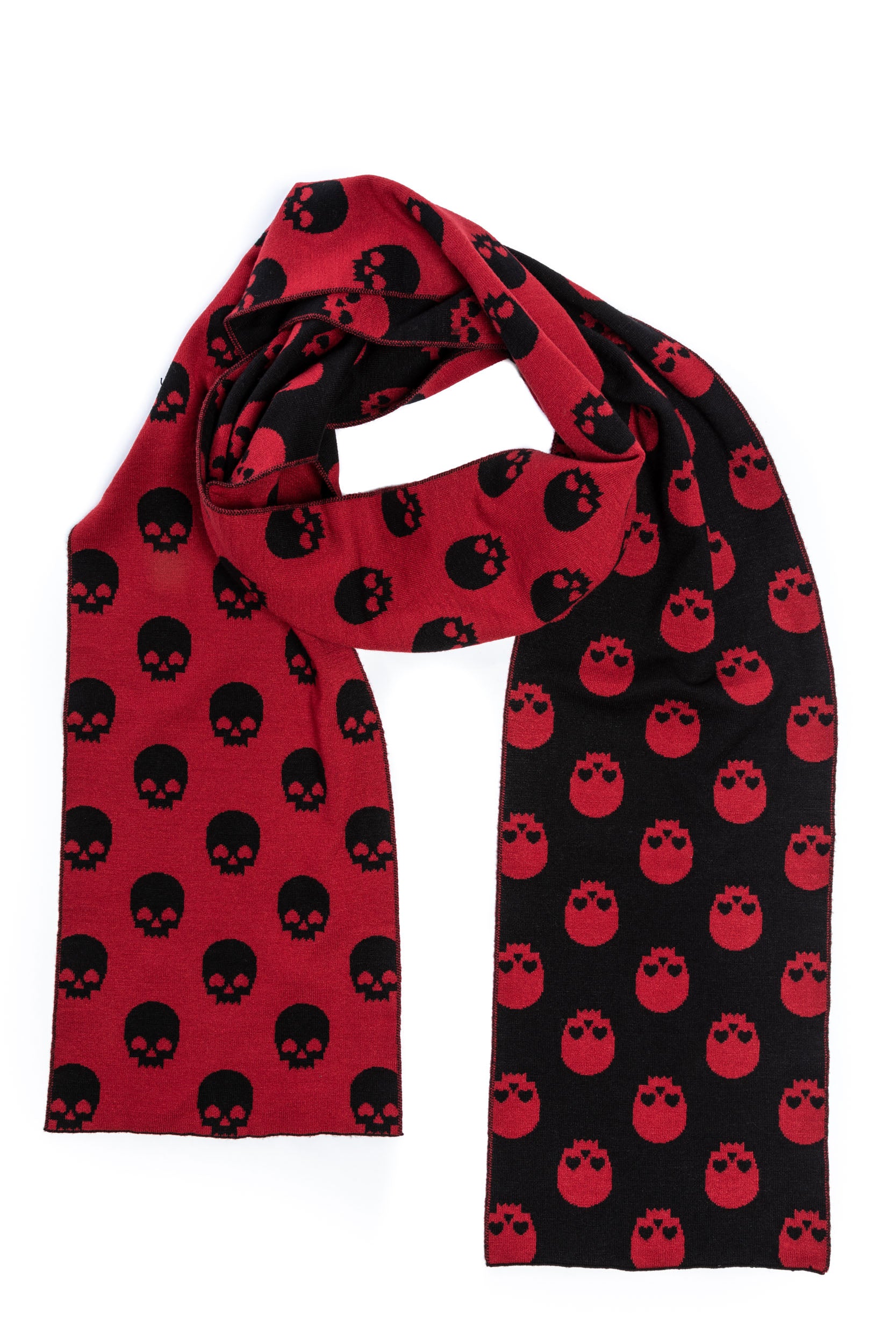 Red Skull Scarf – Lux de Ville