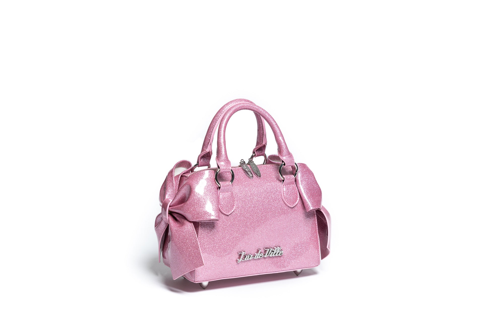 Bashful Sparkle Mini Double Bow Tote