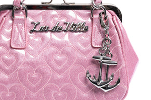 Bashful Blush Sparkle Ahoy Mini Kiss Lock