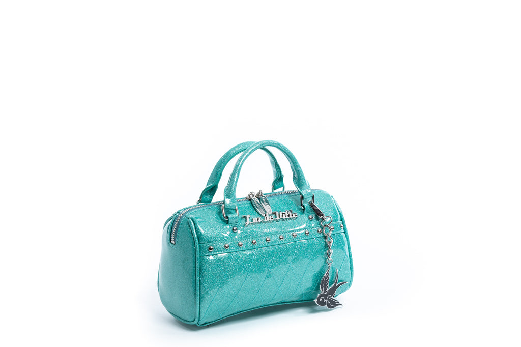 Mermaid Blue Sparkle Mini Sparrow Tote