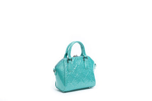 Mermaid Blue Sparkle Mini Maltese Tote