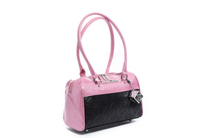 Bashful Blush Sparkle & Black Atomic Spade Tote