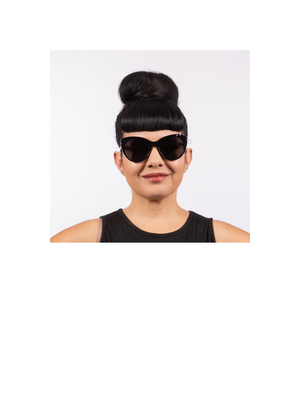 Lulu Sunglasses - Black - Our fabulous Lulu sunglasses are a classic cat-eye frame. These beautiful acetate glasses have retro detail on the temple, the Lux de Ville logo on the inside of the arm